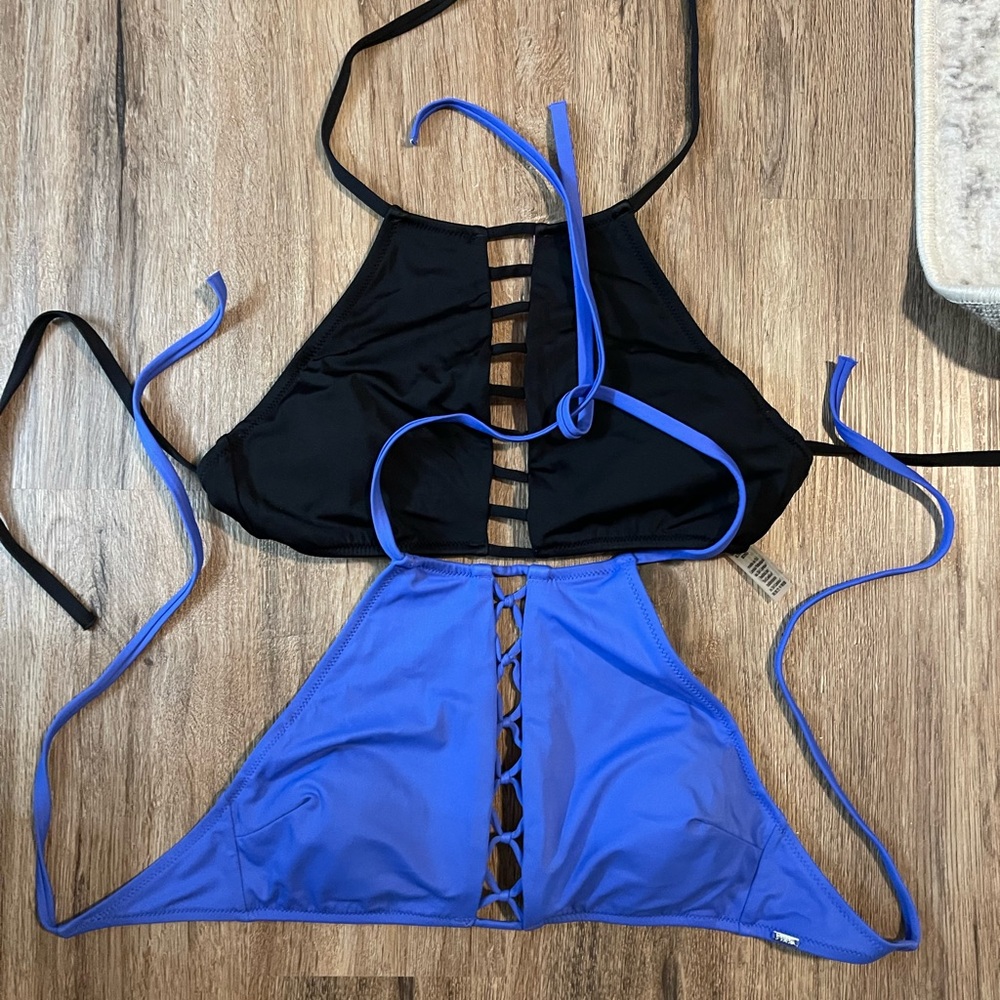 Victoria Secret PINK halter bathing suit tops